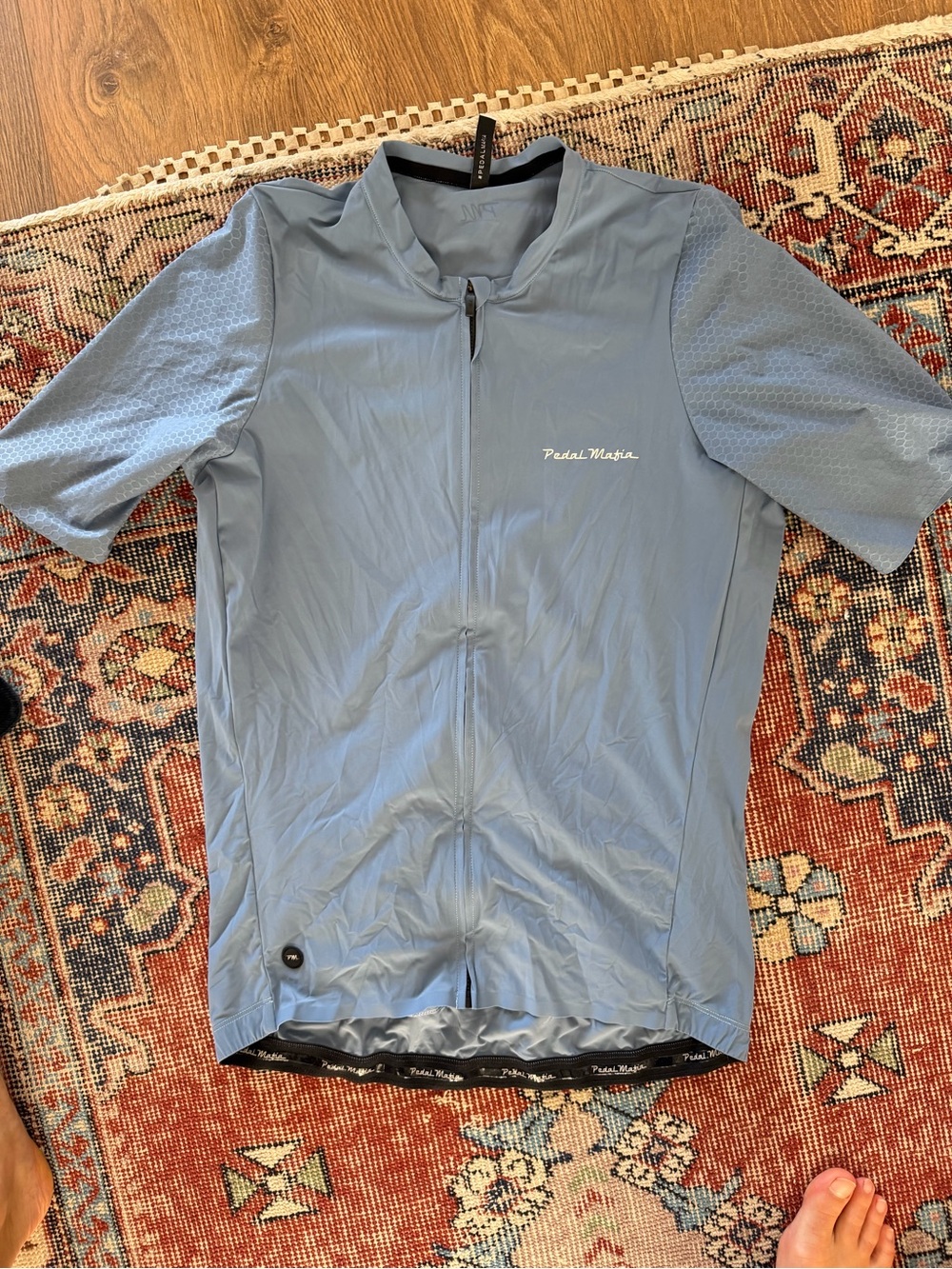 Pedal mafia Men's Slate Blue Cycling Jersey